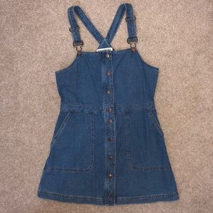 Medium Jean overall dress pacsun